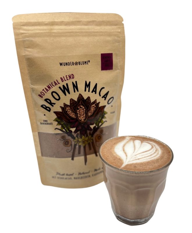 Wunderblume - Botanical Latte Macao Kakao Zimt Vanille Kardamom Maca 150g