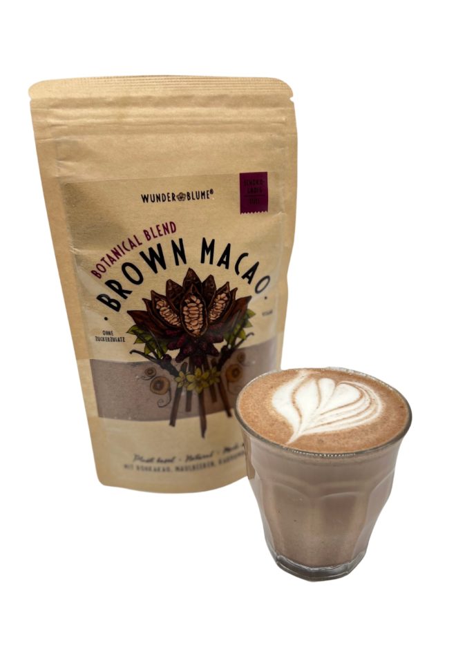 Wunderblume - Botanical Latte Macao Kakao Zimt Vanille Kardamom Maca 150g